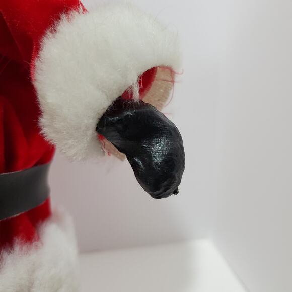 Vtg Santa & Mrs. Claus Paper Mache Christmas Décor 13" Tall Holiday - Picture 15 of 16